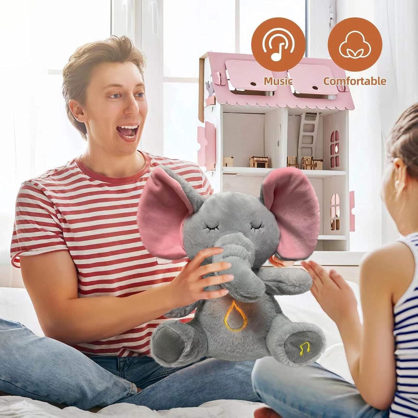 Elephant Breathing Stuffed Animal
