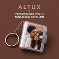 Personalised Photo Mini Album Keychain | Custom Photo Keychain | ALTUX