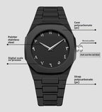 Arabic Dial Polycarbonate Ultra-Light Analog Watch – For Men