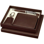 Customised Combo 1 pc Faux Leather Men Wallet, 1 Keychain, 1 and Personalize Pen (send details 9528394331)