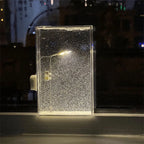Snowflake Night Light DIY Snow Lamp Snowflake Star White Snow Night Lamp
