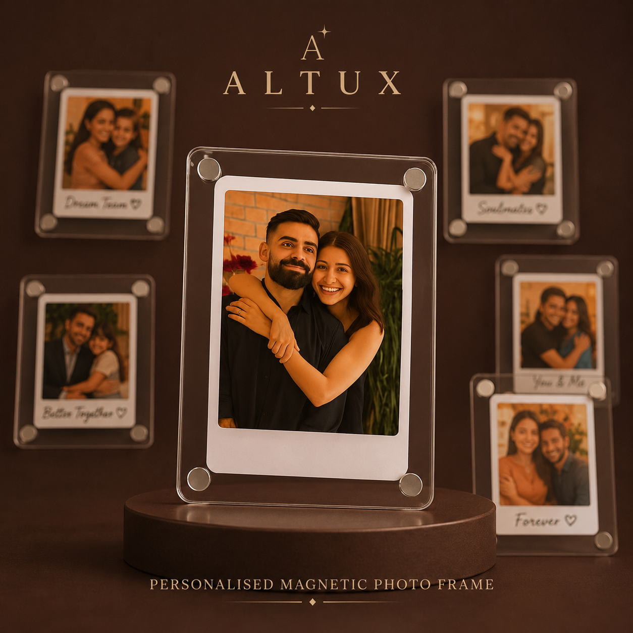 Personalised Magnetic Photo Frame | Custom Acrylic Photo Frame | ALTUX