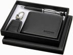 Customised Combo 1 pc Faux Leather Men Wallet, 1 Keychain, 1 and Personalize Pen (send details 9528394331)