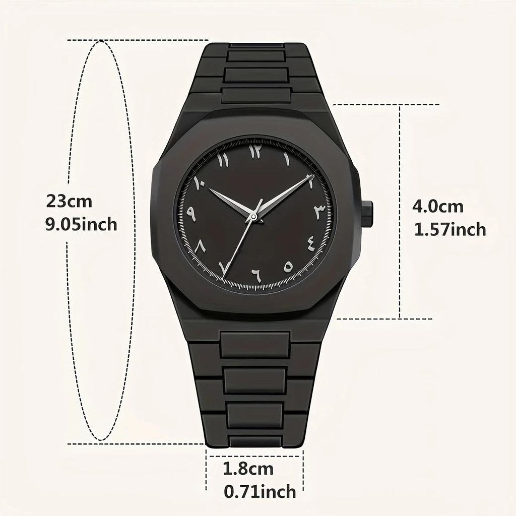 Arabic Dial Polycarbonate Ultra-Light Analog Watch – For Men